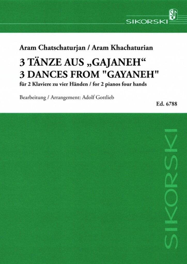 3 Tänze aus 'Gajaneh'